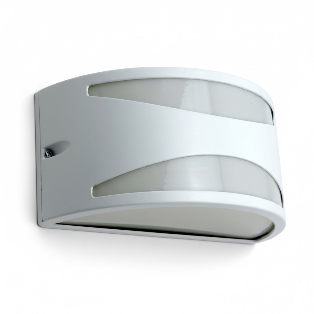 Applique da Esterno Moderne Alluminio Bianco IP44 Diamantlux LEDA-A
