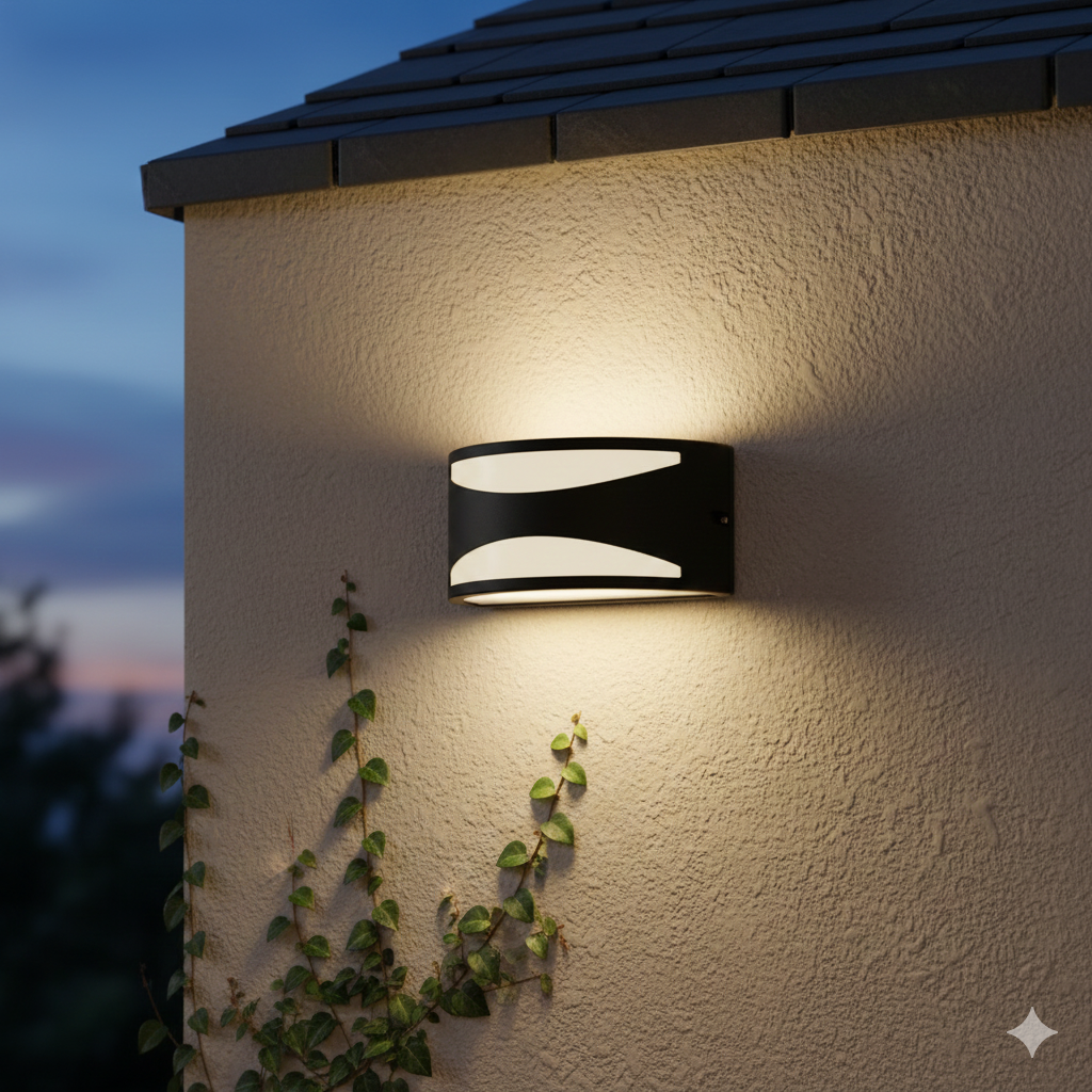 Applique da Esterno Moderne Alluminio Antracite IP44 Diamantlux LEDA-A