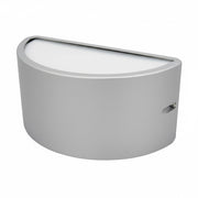 Applique da Esterno Moderne Alluminio Silver E27 Bi-emissione Diamantlux 1207