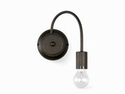 Applique Ferro Battuto Moderno 1 Luce E27 Marrone Diamantlux 147 A1