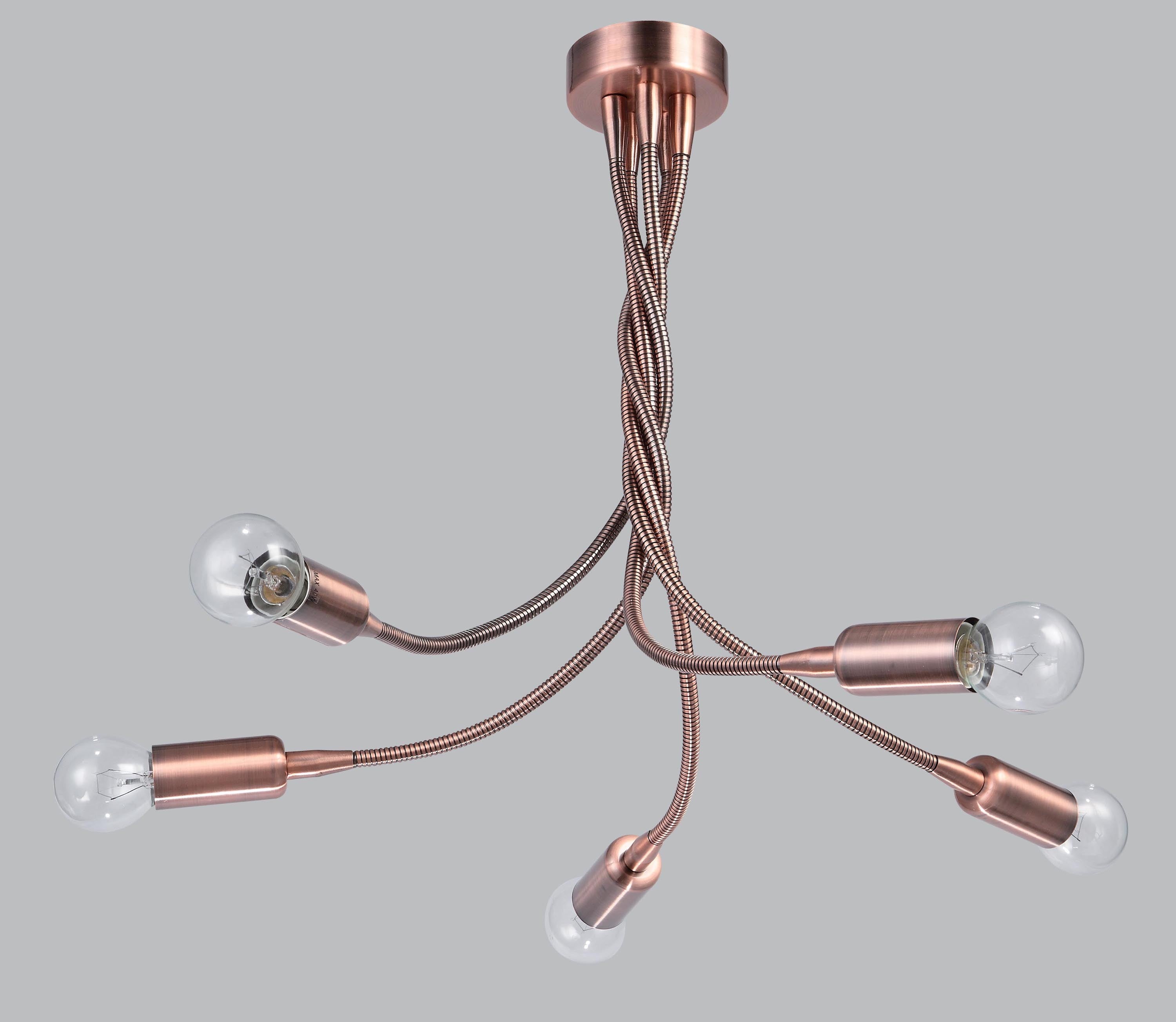 ARIEL 759 A5 APPLIQUE CLASSICO RUSTICO FLESSIBILE RAME DIAMANTLUX