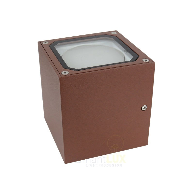 Applique Esterno Cubo GX53 Bidirezionale ARONA 4 Colori DIAMANTLUX