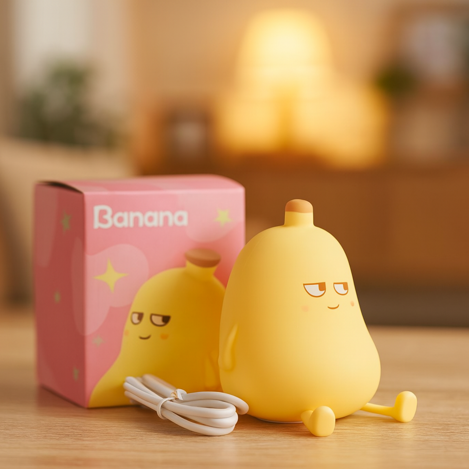 Lampada Touch Per Bambini Banana LED Ricaricabile LM9209