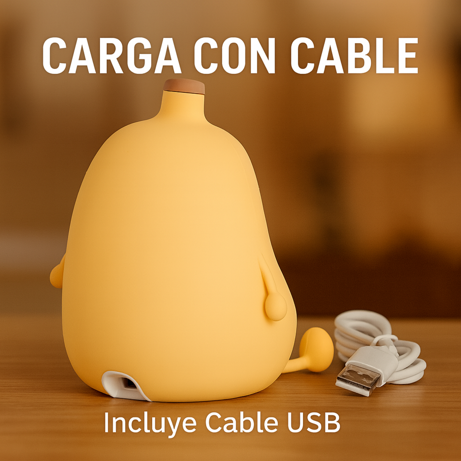 Lampada Touch Per Bambini Banana LED Ricaricabile LM9209