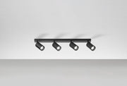 Barra con faretti orientabili GU10 nero - Isyluce SIMPLIE 775