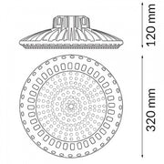 Campana UFO LED 200W iSG Lighting GA6745