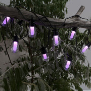 Catena Luminosa Solare 8M RGB+W con 10 Lampadine LED IP54 Dimmerabile – LM8969