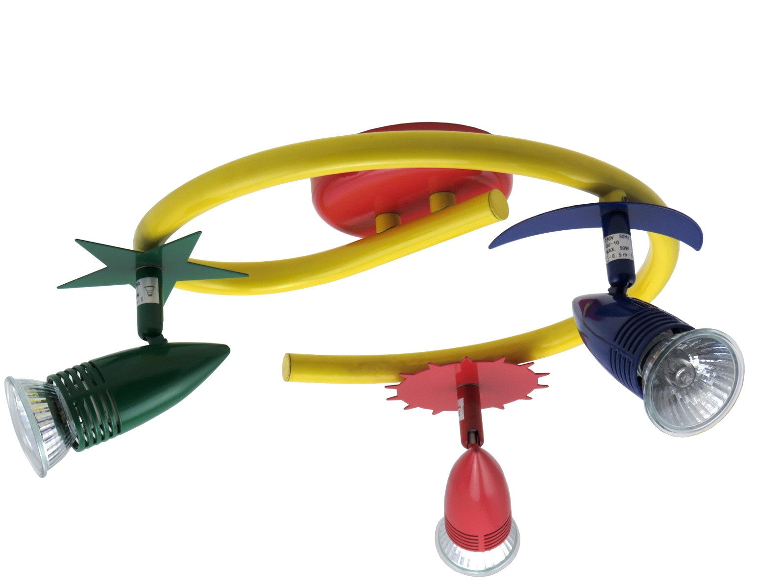 COLOR PL3 Plafoniera faretti orientabili DIAMANTLUX