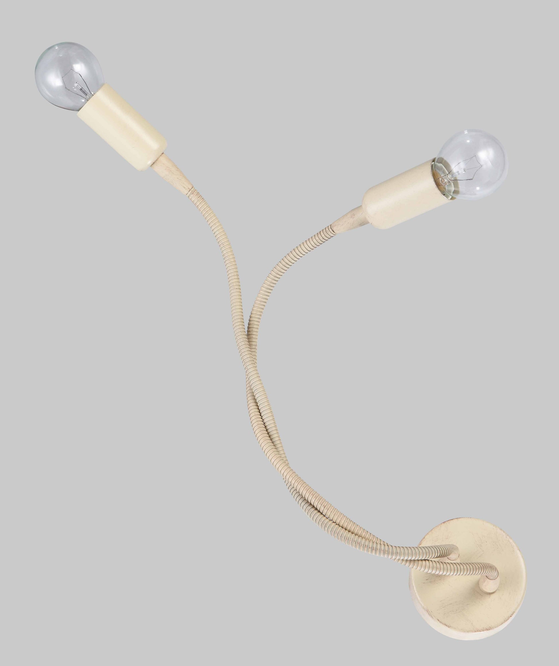 CROCO 218 A2 applique country shabby chic rustico  flessibile avorio DIAMANTLUX