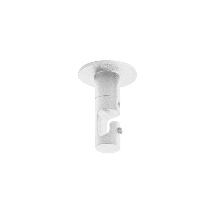 Decentratore in metallo colore bianco per fissaggio a soffitto