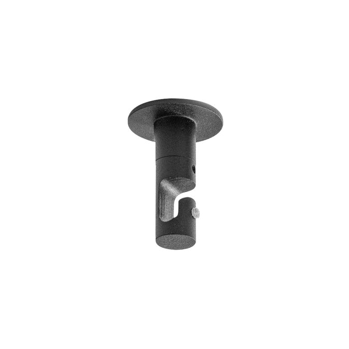 Decentratore in metallo colore nero per fissaggio a soffitto