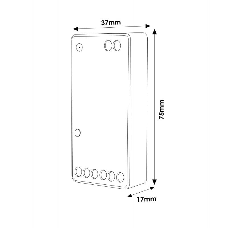 Controller dimmer LED disegno tecnico - M LEDME LM2080