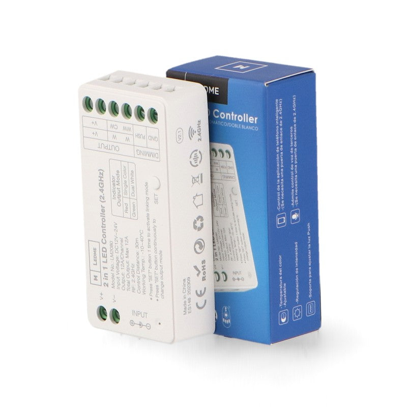 Controller dimmer LED vista laterale - M LEDME LM2080