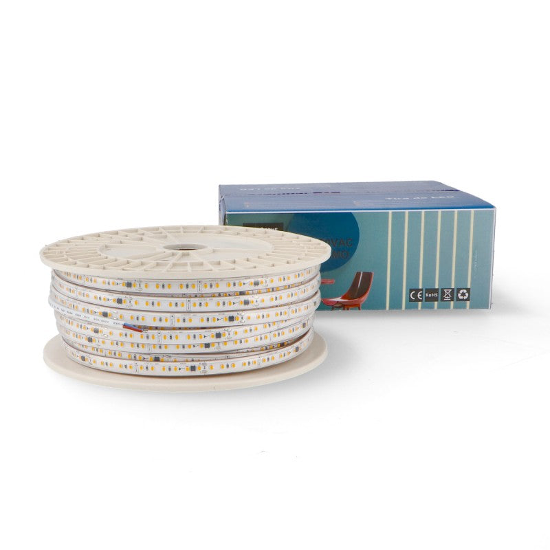 Striscia LED 220V 17W/m 4000K IP65 Bobina 50 Metri LM2332