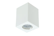 Faretto da soffitto led gu10 cubo di gesso bianco DIAMANTLUX D0208