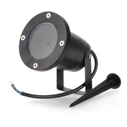 Faretto da Giardino con Picchetto Cilindrico Nero Alluminio Ledme LM7301 M LEDME