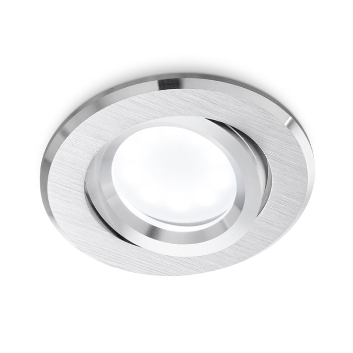 Faretto da Incasso Orientabile GU10 Alluminio - Pisa - Favolux Diamant Lux