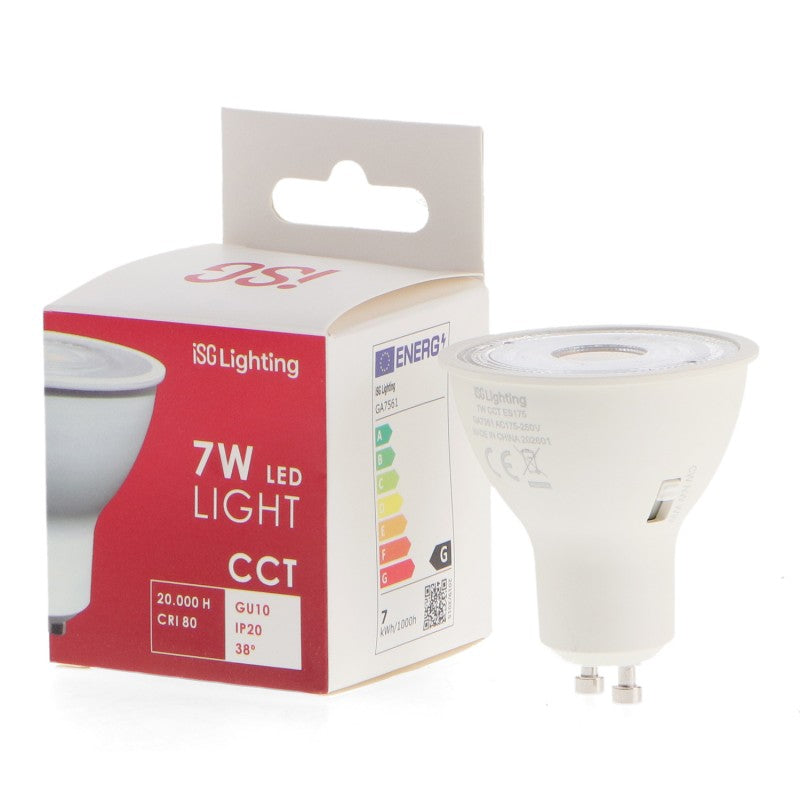 Lampadina LED GU10 7W 3CCT iSG Lighting GA7561 Diamant Lux