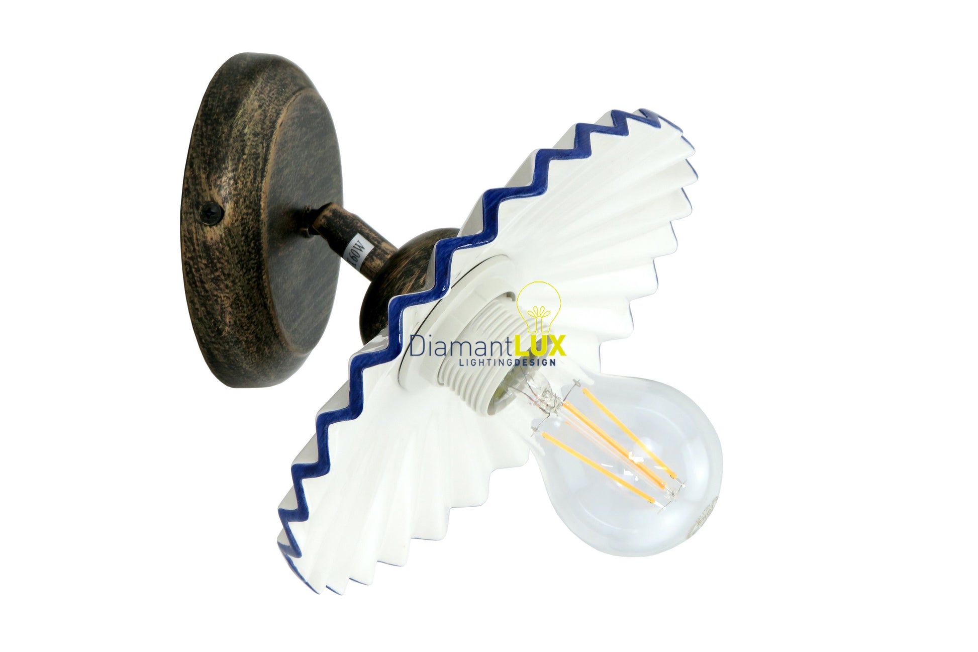 GEMMA-A-BLU Applique ceramica rustica DIAMANTLUX