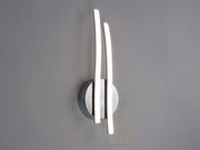 GISELLA-CR applique led design moderno cromo DIAMANTLUX