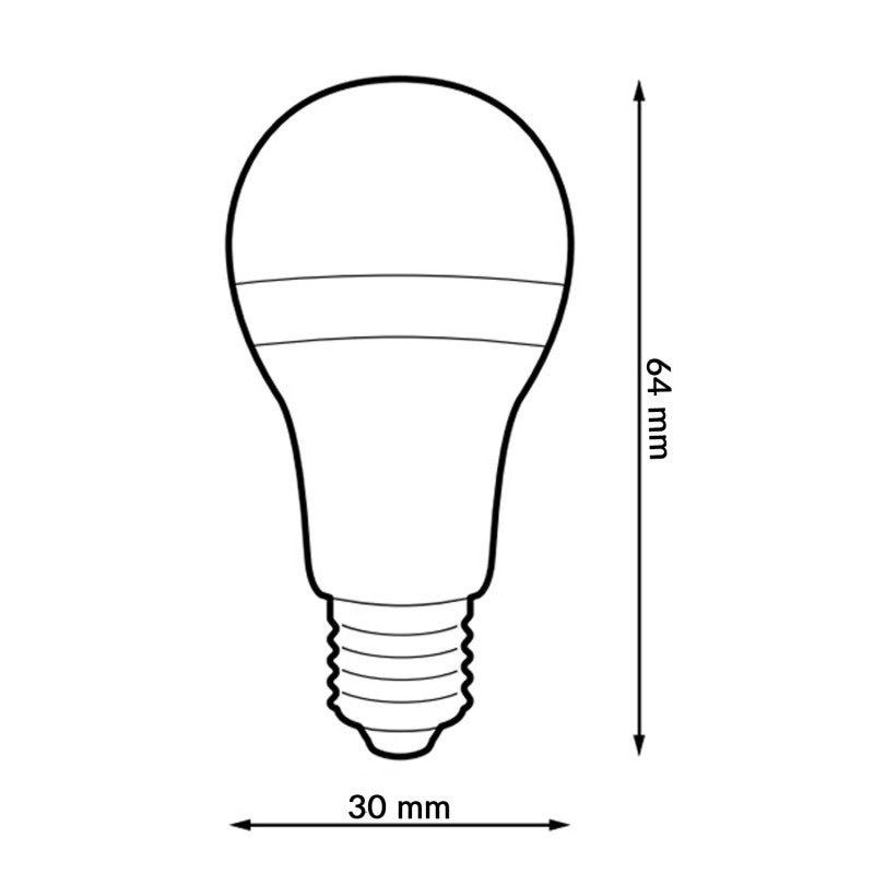 Lampadina LED E27 Sfera G45 7W Opale
