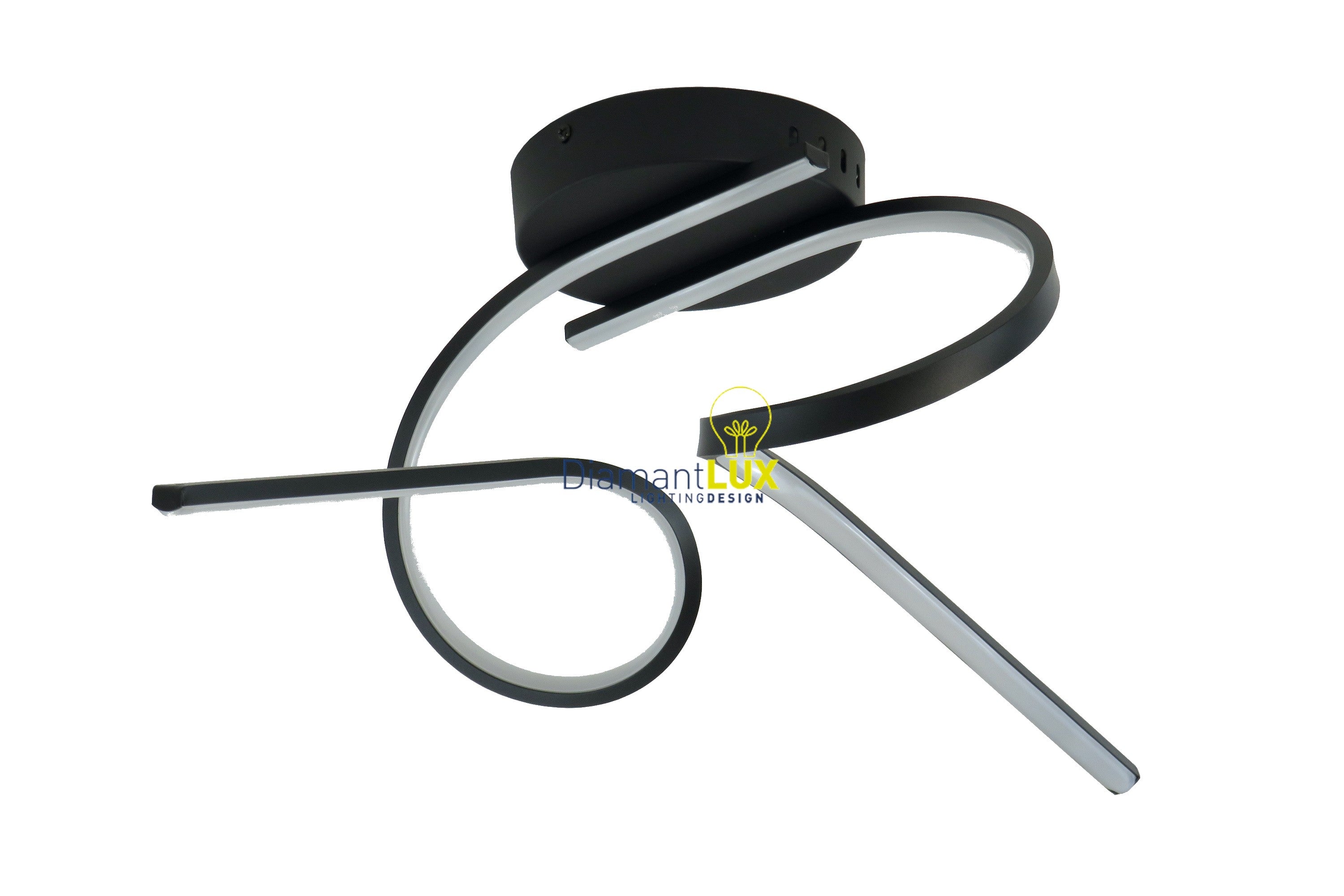 GUIA-BK Plafoniera LED moderna DIAMANTLUX