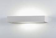 Applique Rettangolare Bianca In Gesso Isyluce 618 Isyluce