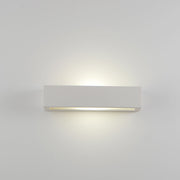 Applique Rettangolare Bianca In Gesso Isyluce 619 Isyluce