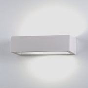 Applique Rettangolare Bianca In Gesso Isyluce 620 Isyluce