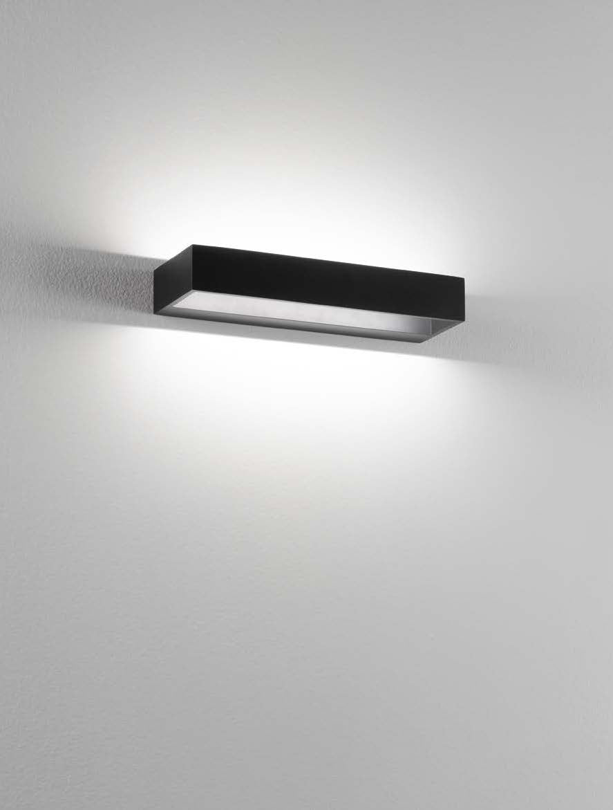 Applique LED a luce indiretta in alluminio Isyluce Hold