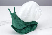 Lampada da tavolo a forma di lumaca verde ossido metallizzato – lampada decorativa per salotto e camera da letto