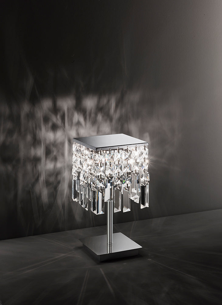Lampada da Tavolo con Cristalli Morelight Frangia 2200