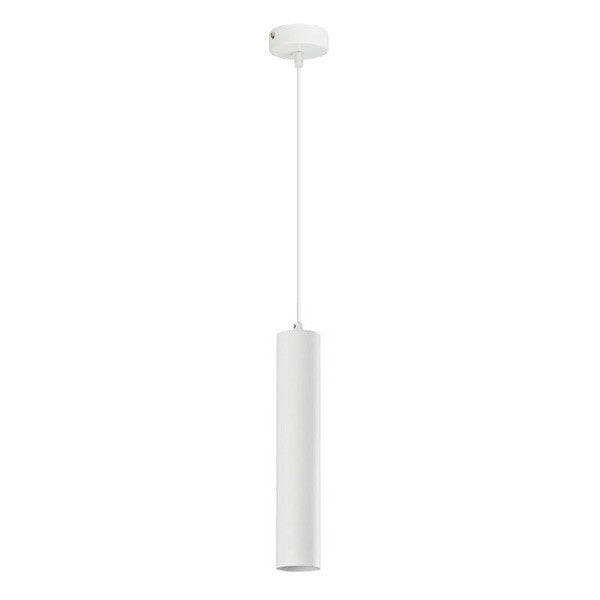 Lampada sospensione cilindro bianco GU10 design moderno
