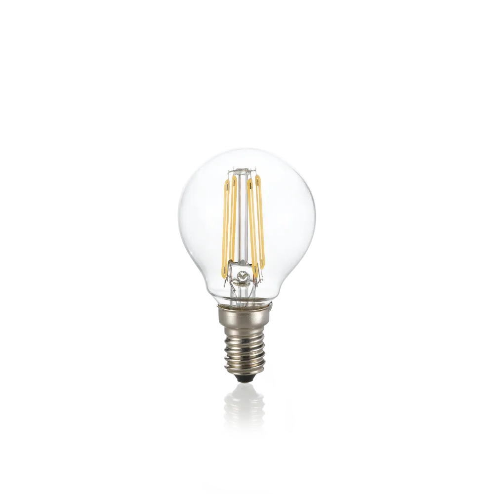 Lampadina LED E14 Sfera Vetro Trasparente Filamento 7W 1055lm 4000K Luce Naturale (75W) Diamant Lux