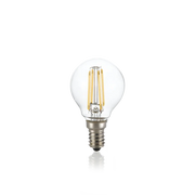 Lampadina LED E14 Sfera Vetro Trasparente Filamento 7W 1055lm 4000K Luce Naturale (75W) Diamant Lux