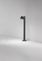 Lampioncino da giardino orientabile singolo Isyluce 330 antracite IP54.