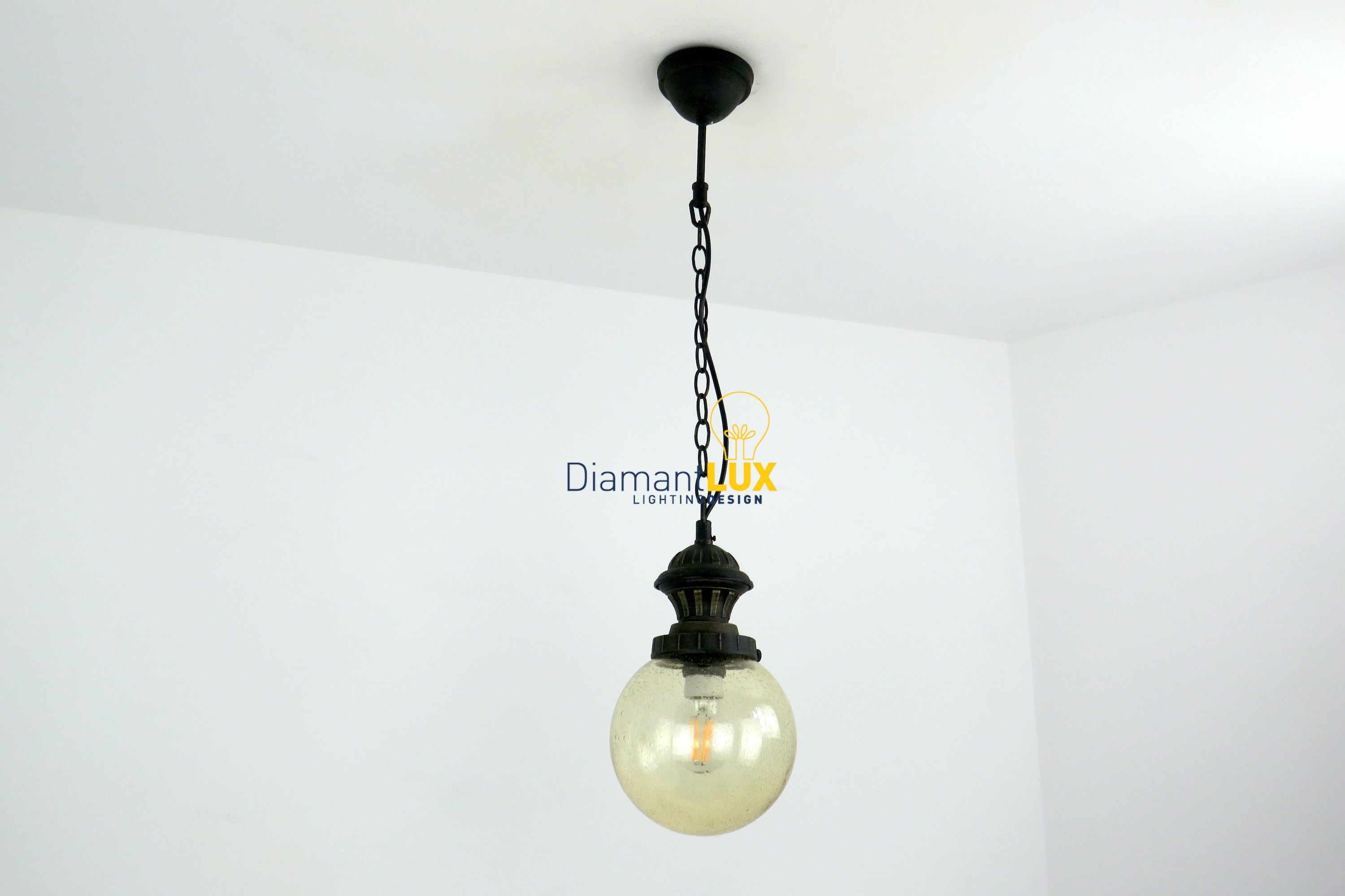 Lanterna catena sfera classica vintage SURYA 20310 A2