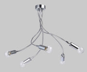 LIVIA-A5 Plafoniera Moderna Con Bracci Flessibili Cromato DIAMANTLUX