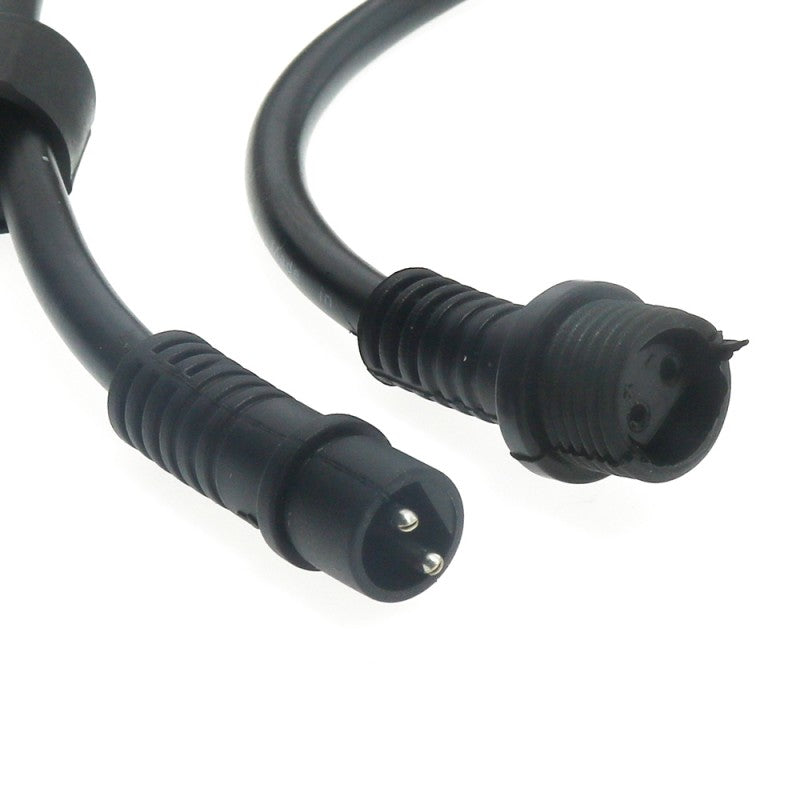 Catena luminosa da esterno 10 metri IP65 Prolungabile con 10 Lampadine Sfera Alta Potenza Catenaria Nero Bianco Gomma Plastica Diamantlux Diamant Lux