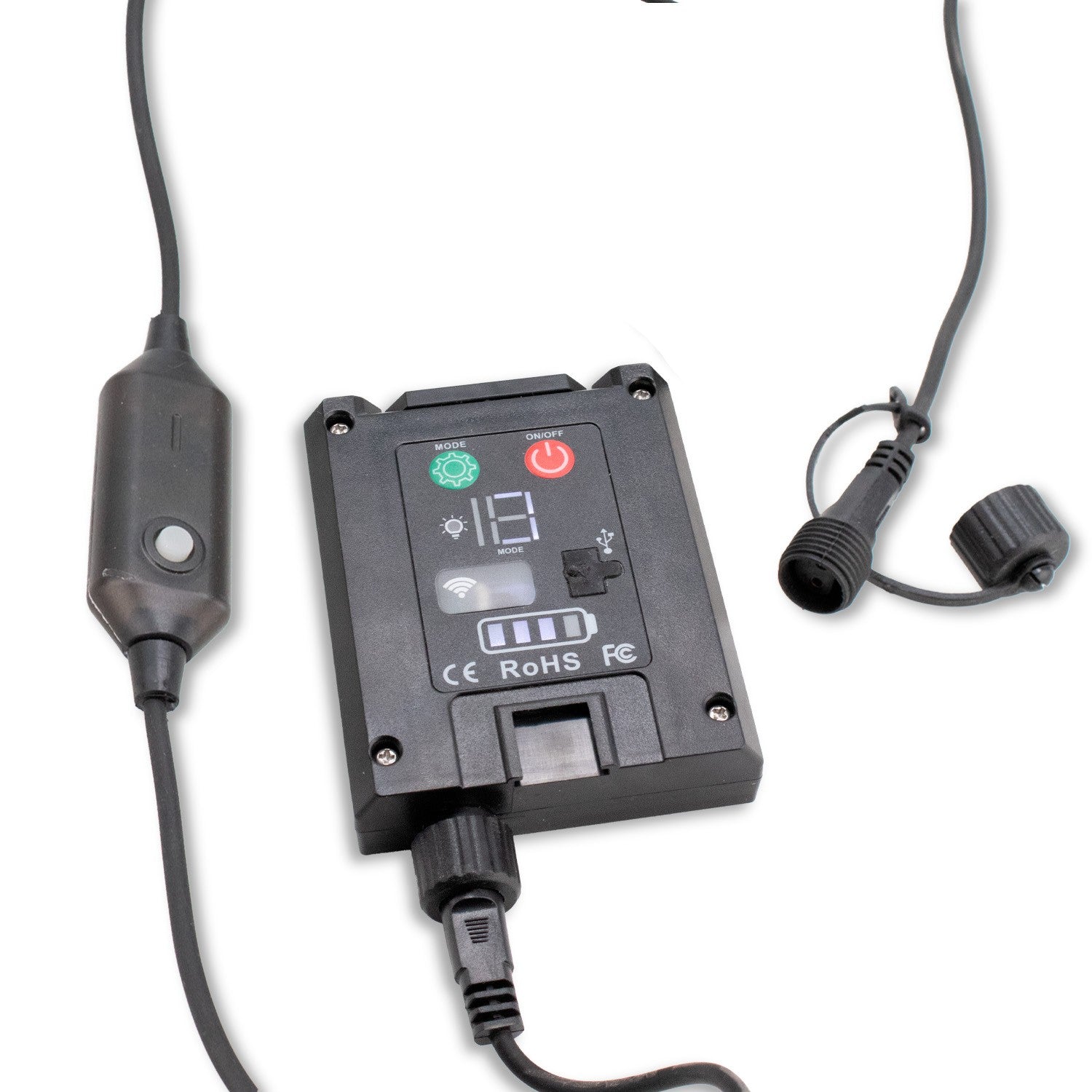 Catena Luminosa Solare 8M RGB+W con 10 Lampadine LED IP54 Dimmerabile – LM8969