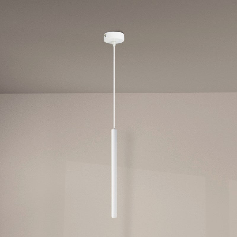 Lampada Sospensione Cilindro LED 3W Bianco in Alluminio LM8984