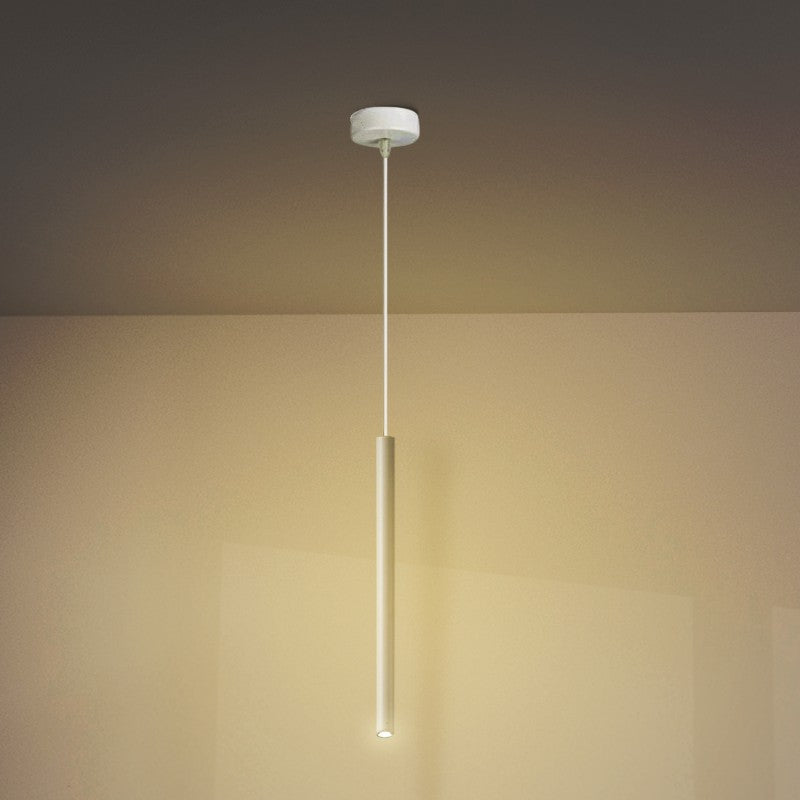 Lampada Sospensione Cilindro LED 3W Bianco in Alluminio LM8984