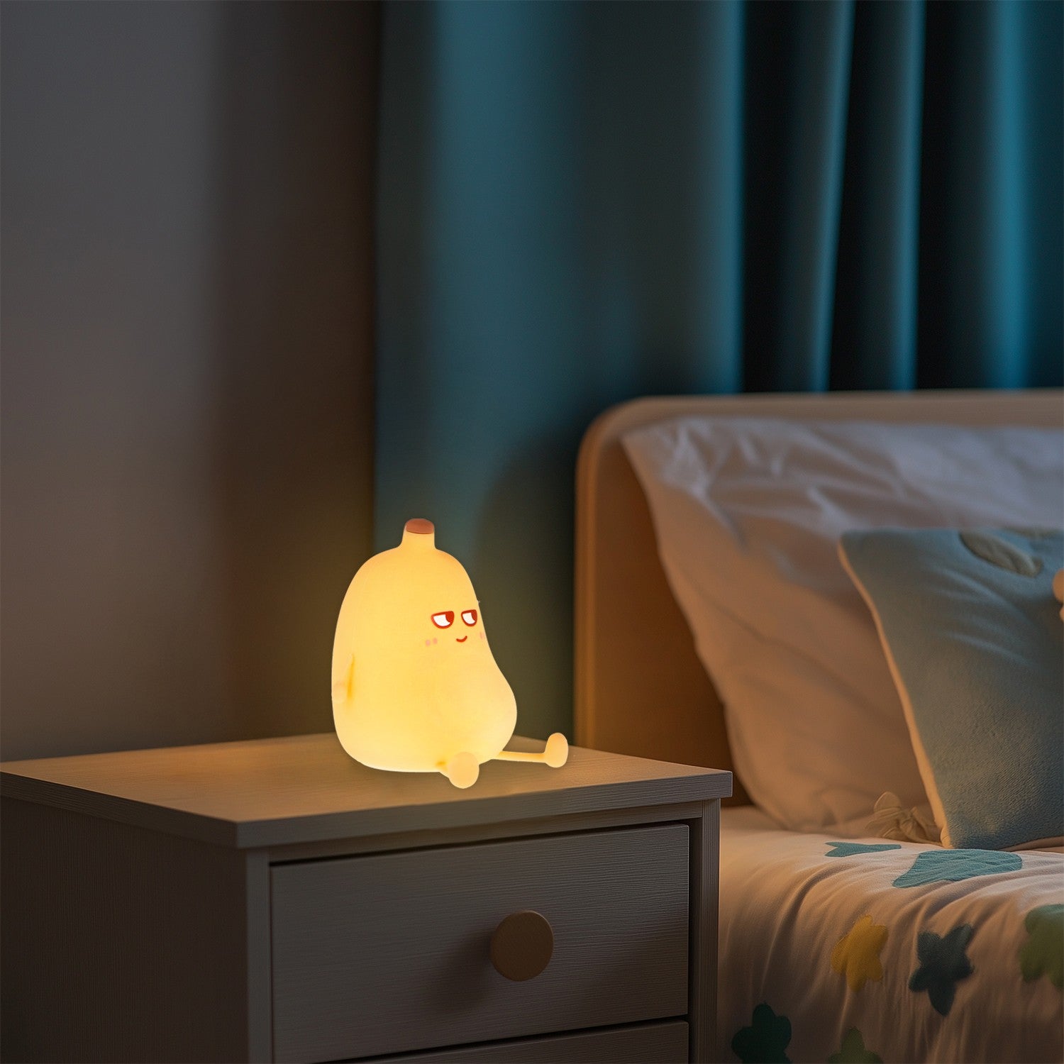 Lampada Touch Per Bambini Banana LED Ricaricabile LM9209