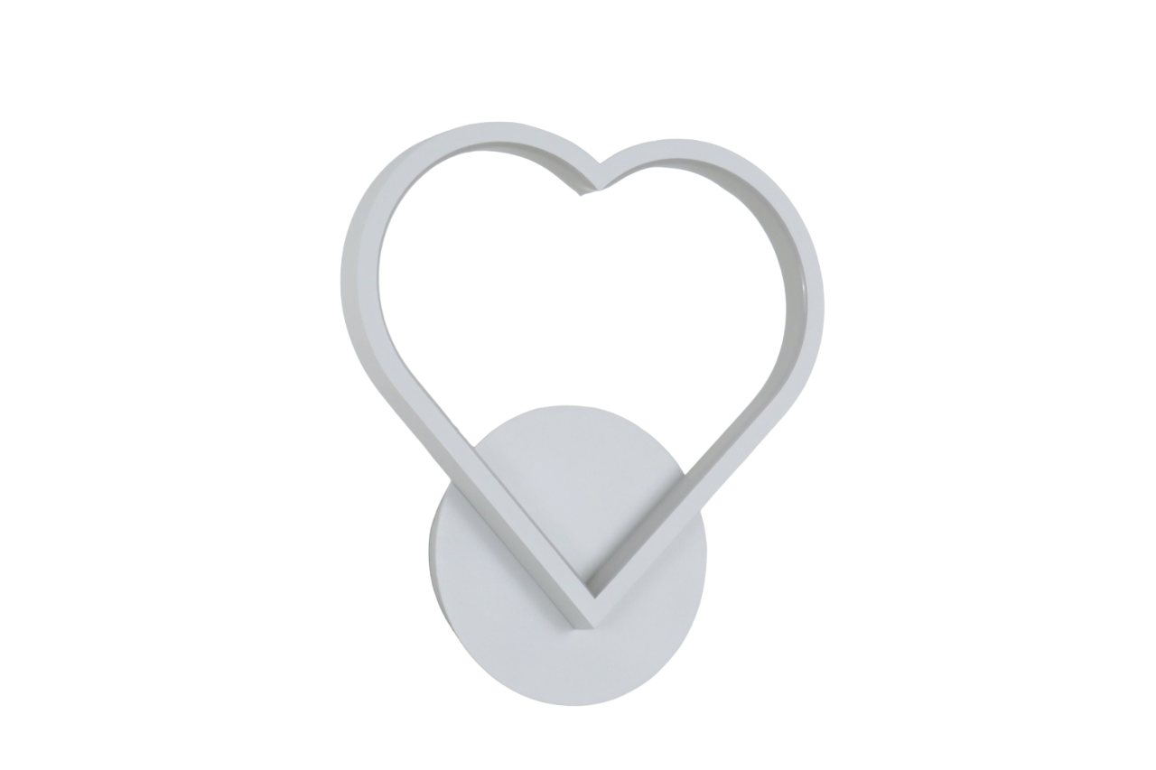 LOVELY Applique da parete led a forma di cuore DIAMANTLUX