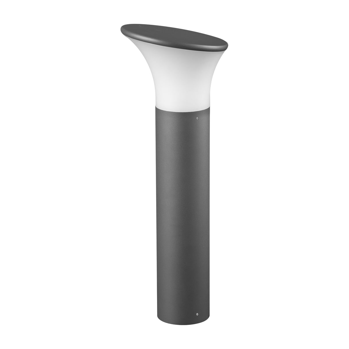 Paletto da giardino Spacelux Metter 50 cm GL11406 antracite con diffusore bianco, E27 IP44