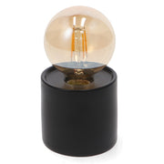 Lampada da tavolo LED ricaricabile Mimotec Black Ditadi MI4012