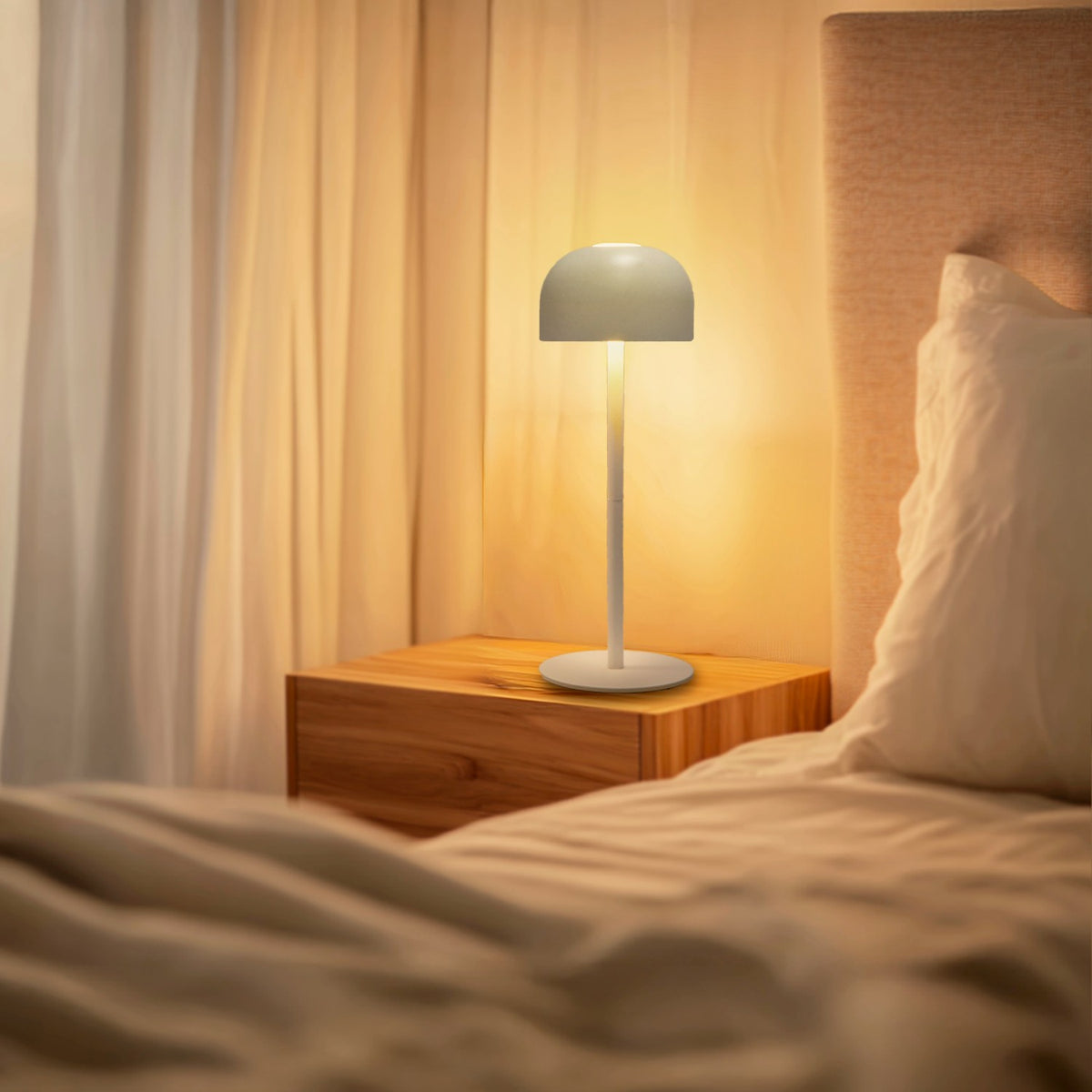 Lampada da tavolo LED ricaricabile Mimotec Whitelux MI4019 – foto 2