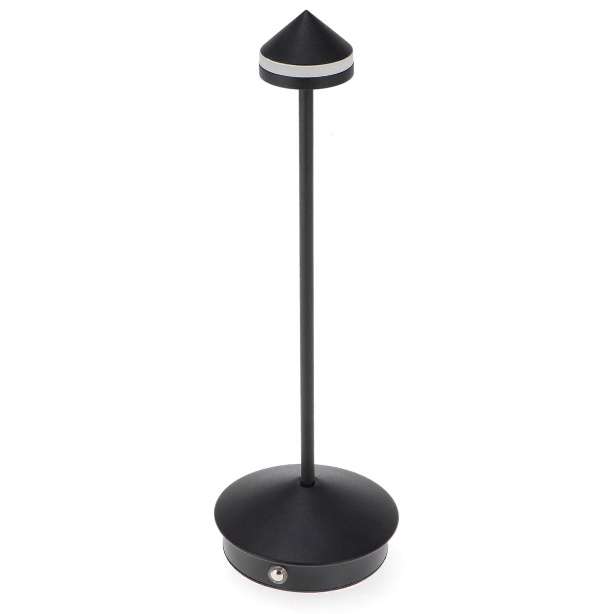 Lampada da tavolo LED ricaricabile Mimotec Black Point MI4023