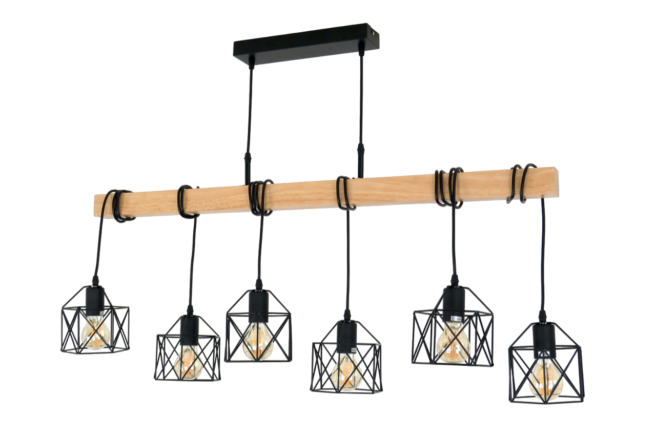 MONTMARTRE-S6 lampadario cucina rustico DIAMANTLUX