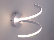 NICOLE-WH applique da parete led spirale bianco DIAMANTLUX